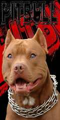 Pitbull Velour Beach Towel