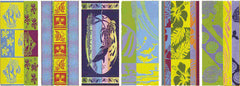 36 Jacquard Beach Towels 27 x 54 Inch Assorted Promotional Towels #6021