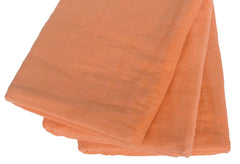 3 Orange 100% Cotton Velour Towels 30 x 60 #102820